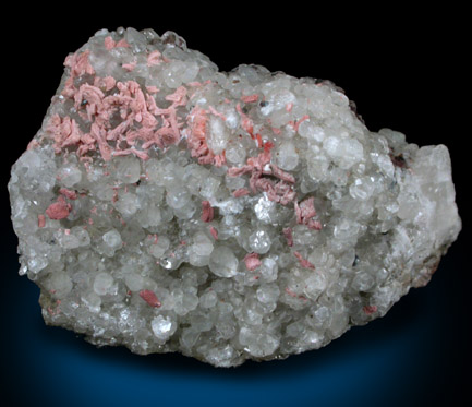 Albite on Calcite from Paterson, Passaic County, New Jersey