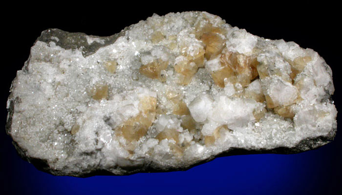 Apophyllite, Calcite, Datolite, Analcime, Quartz from Bergen Hill, Hudson County, New Jersey