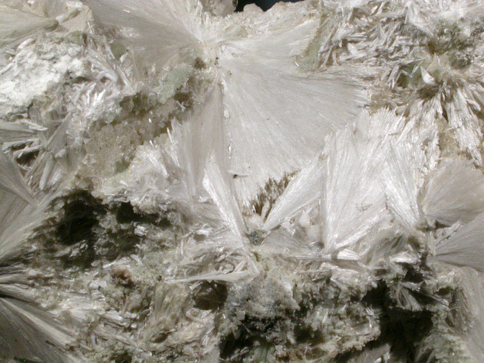 Pectolite with Prehnite from Paterson, Passaic County, New Jersey