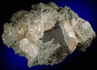 Stilbite, Calcite, Stilpnomelane from Summit Quarry, Union County, New Jersey