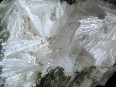 Pectolite and Calcite from Bergen Hill, Hudson County, New Jersey
