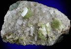 Datolite on Quartz and Calcite from Paterson, Passaic County, New Jersey