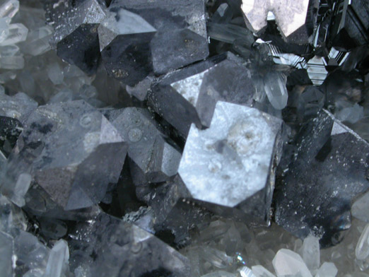 Galena on Quartz from Deveti Septemvri Mine, Madan District, Rhodope Mountains, Bulgaria