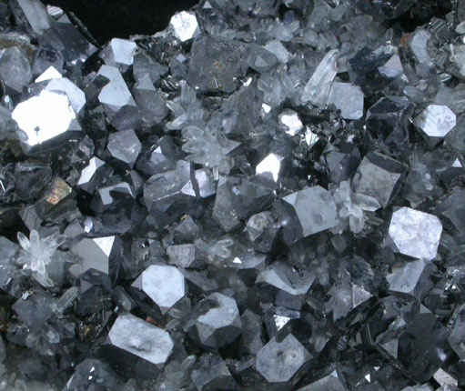 Galena on Quartz from Deveti Septemvri Mine, Madan District, Rhodope Mountains, Bulgaria