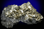Pyrite on Sphalerite and Galena from Deveti Septemvri Mine, Madan District, Rhodope Mountains, Bulgaria