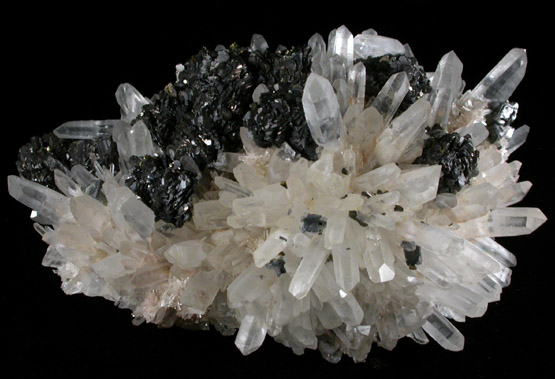 Quartz, Sphalerite, Pyrite, Galena from Deveti Septemvri Mine, Madan District, Rhodope Mountains, Bulgaria