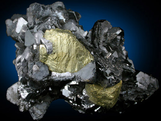 Chalcopyrite, Sphalerite, Galena, Quartz from Deveti Septemvri Mine, Madan District, Rhodope Mountains, Bulgaria