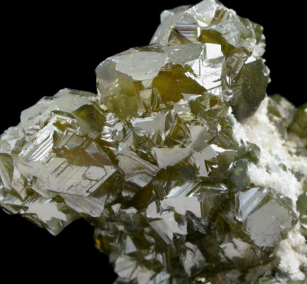 Sphalerite with Calcite from Deveti Septemvri Mine, Madan District, Rhodope Mountains, Bulgaria