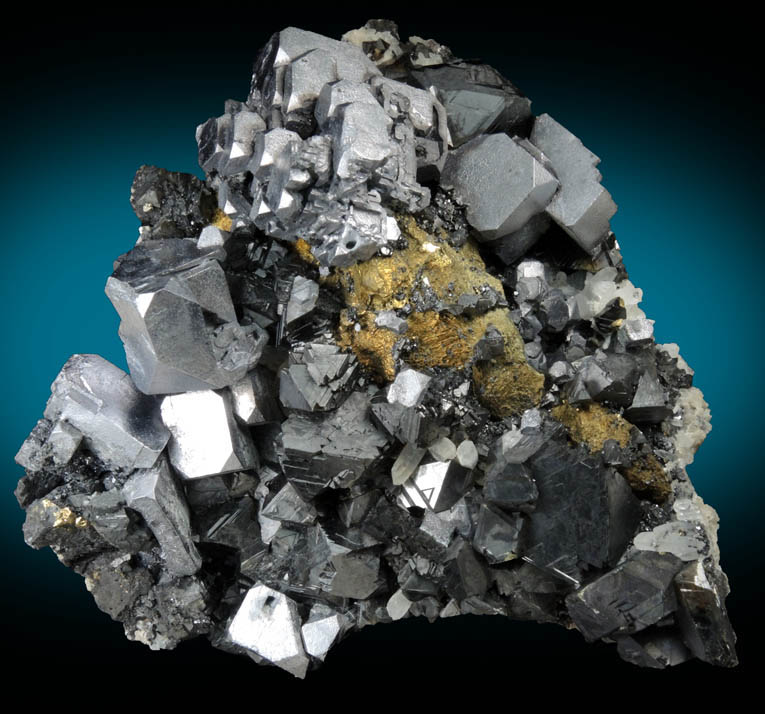 Galena, Sphalerite, Chalcopyrite, Quartz from Deveti Septemvri Mine, Madan District, Rhodope Mountains, Bulgaria