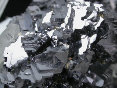 Galena (Spinel-law twinned crystals) with Quartz and Sphalerite from Krushev Dol Mine, Davidkovo, Rhodope Mountains, Bulgaria