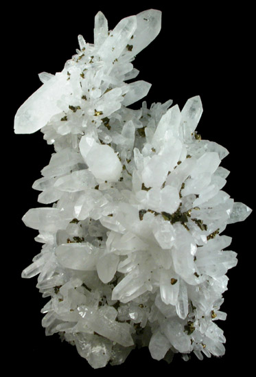 Quartz with Chalcopyrite from Deveti Septemvri Mine, Madan District, Rhodope Mountains, Bulgaria