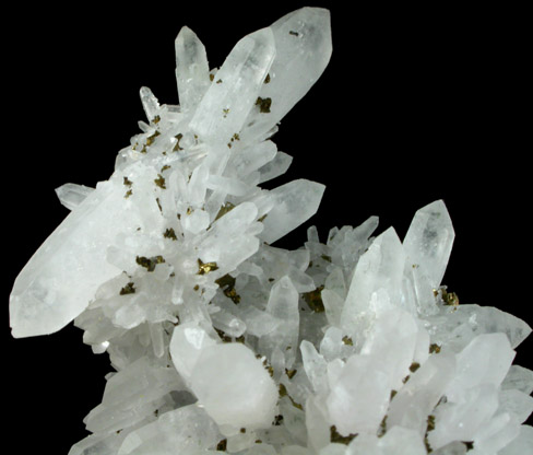 Quartz with Chalcopyrite from Deveti Septemvri Mine, Madan District, Rhodope Mountains, Bulgaria