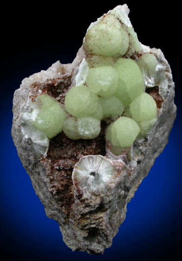 Wavellite from National Limestone Quarry, Lime Ridge, Mount Pleasant Mills, Snyder County, Pennsylvania