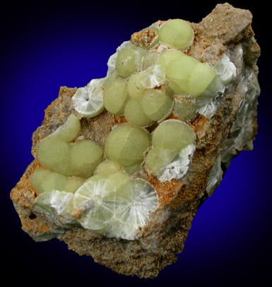 Wavellite from National Limestone Quarry, Lime Ridge, Mount Pleasant Mills, Snyder County, Pennsylvania