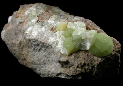 Wavellite from National Limestone Quarry, Lime Ridge, Mount Pleasant Mills, Snyder County, Pennsylvania