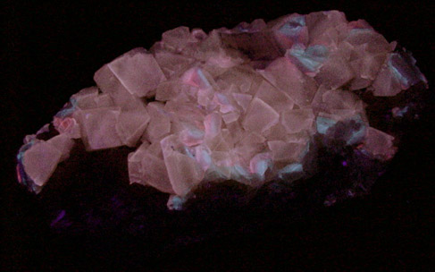 Calcite and Stilbite from Moore's Station Quarry, 44 km northeast of Philadelphia, Mercer County, New Jersey