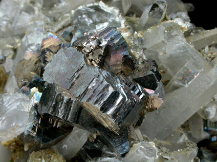 Arsenopyrite, Quartz, Fluorite, Muscovite from Yaogangxian Mine, Nanling Mountains, Hunan Province, China