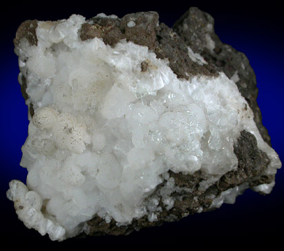Thomsonite var. Faröelite with Apophyllite from Scotland (Type Locality for Thomsonite)