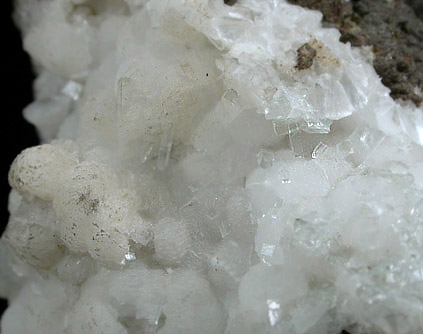 Thomsonite var. Faröelite with Apophyllite from Scotland (Type Locality for Thomsonite)