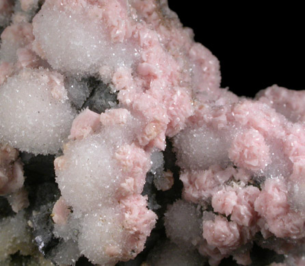 Rhodochrosite, Galena, Quartz, Pyrite from Raura District, Cajatambo Province, Peru