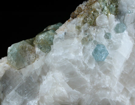 Fluorapatite in Calcite from Bancroft, Ontario, Canada
