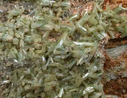 Pyromorphite from Mina Resuperferoltica, Santa Eufemia, Cordoba, Spain