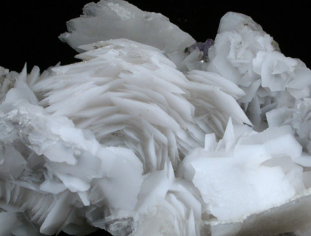 Calcite with Fluorite from Yaogangxian Mine, Nanling Mountains, Hunan Province, China