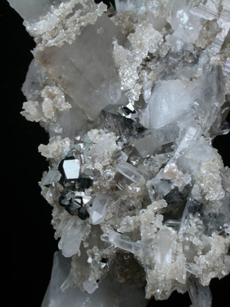 Arsenopyrite on Quartz from Yaogangxian Mine, Nanling Mountains, Hunan Province, China