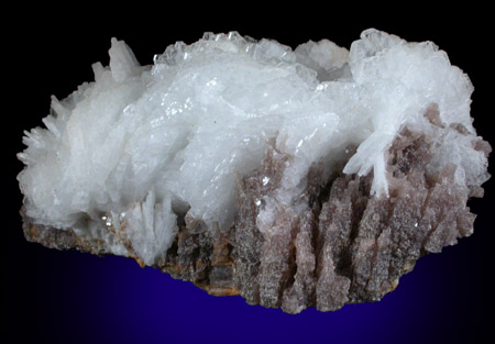 Albite var. Cleavelandite with Lepidolite and Quartz from Pederneira Mine, Sao Jose da Safira, Minas Gerais, Brazil