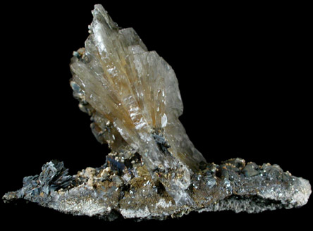Barite, Stibnite, Chalcopyrite from Julcani District, Huancavelica, Peru