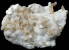 Stilbite on Mesolite from Bennett's Brook, Cap d'Or, Nova Scotia, Canada