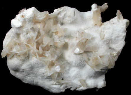 Stilbite on Mesolite from Bennett's Brook, Cap d'Or, Nova Scotia, Canada