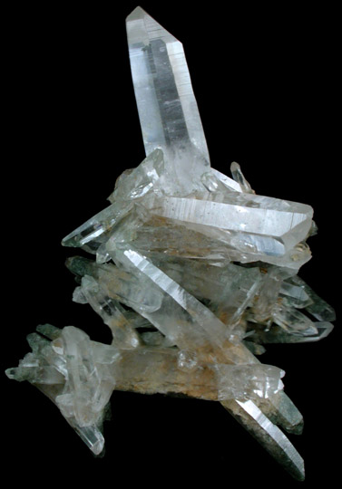 Quartz with Chlorite inclusions from Ouachita Mountains, Hot Spring County, Arkansas