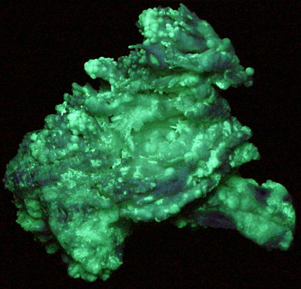 Aragonite (fluorescent) from Murcia Province, Spain