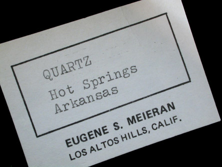 Quartz from Ouachita Mountains, Hot Spring County, Arkansas