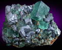 Fluorite with Galena from Rogerley Mine, West Crosscut Pocket, Frosterley, County Durham, England