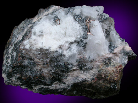 Silver (wire crystals) from Uchucchacua Mine, Oyon, Cajatambo, Peru
