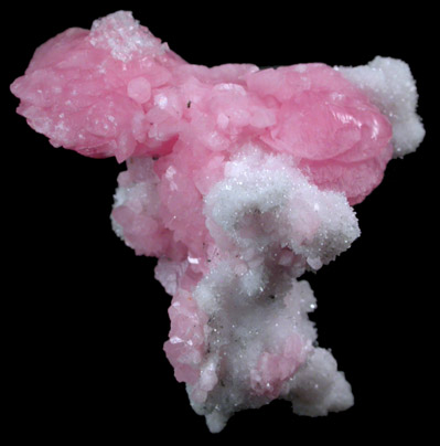 Rhodochrosite with Quartz from Silverton District, San Juan County, Colorado