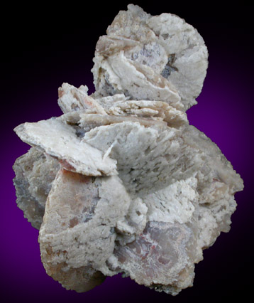 Quartz pseudomorphs after Gypsum from Crawford, Dawes County, Nebraska