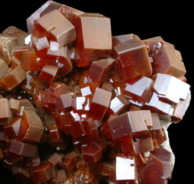 Vanadinite from Midelt, Imelchelle, Morocco