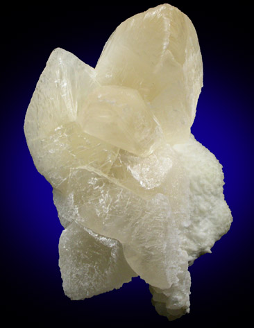 Calcite on Mordenite from Rat's Nest Claim, near Challis, Custer County, Idaho