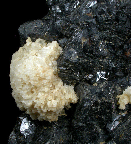 Barite on Sphalerite from Elmwood Mine, Carthage, Smith County, Tennessee