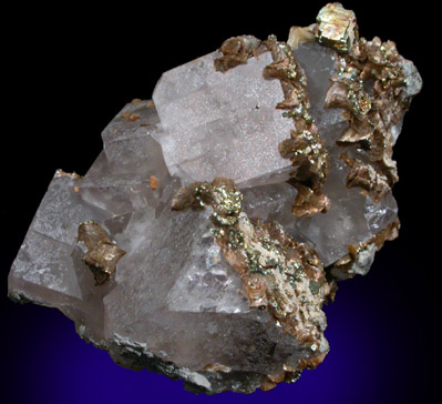 Fluorite, Pyrite, Dolomite from West Cumberland Iron Mining District, Cumbria, England