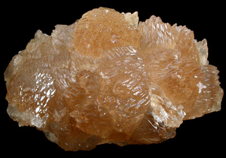 Calcite on Fluorite from Minerva #1 Mine, Cave-in-Rock District, Hardin County, Illinois