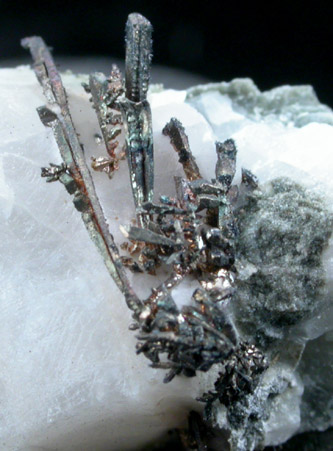 Silver in Calcite from Andres del Rio District, Batopilas, Chihuahua, Mexico