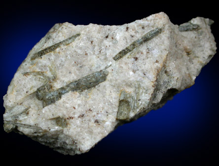 Prismatine from Ganulite outcrop at Waldheim railroad station, Döbeln, Saxony, Germany (Type Locality for Prismatine)