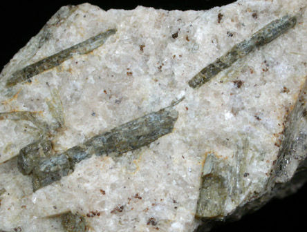 Prismatine from Ganulite outcrop at Waldheim railroad station, Dbeln, Saxony, Germany (Type Locality for Prismatine)