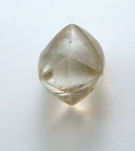 Diamond (1.08 carat yellow-brown tetrahexahedral crystal) from Baken Mine, Northern Province, South Africa