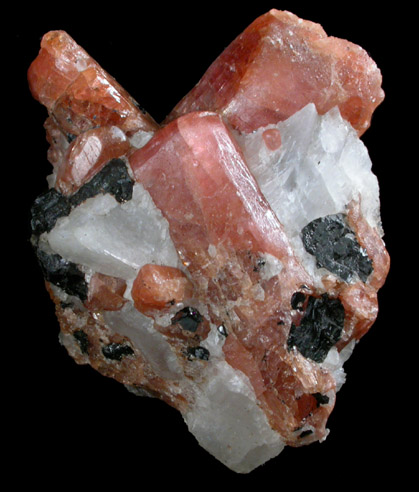 Bustamite in Calcite from Broken Hill, New South Wales, Australia