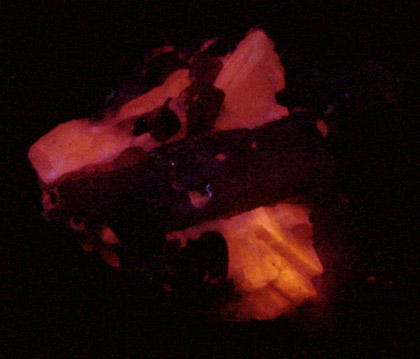 Bustamite in Calcite from Broken Hill, New South Wales, Australia